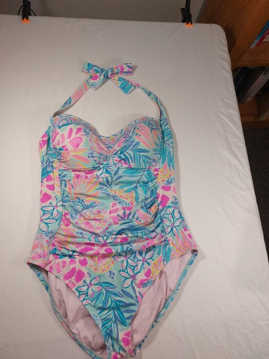 Lilly Pulitzer Other - Women's Lilly Pulitzer Kolka Sea Glass Aqua Rainforest One Piece Swimsuit